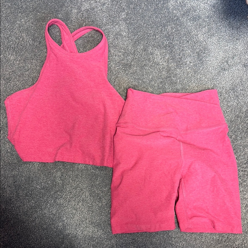 Beyond Yoga Spacedye Pink Set
